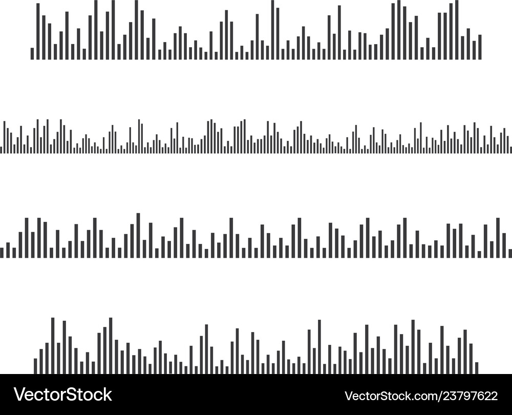 Sound waves Royalty Free Vector Image - VectorStock