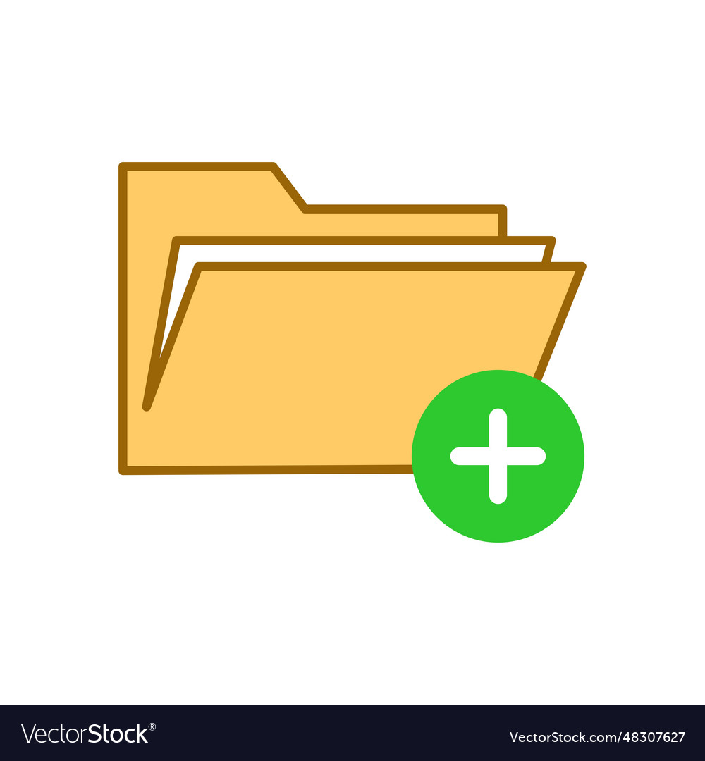 Add files icon folder symbol simple modern