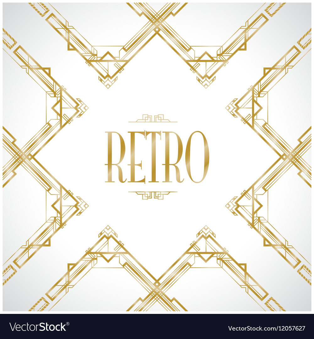 Art Deco Gatsby Pattern