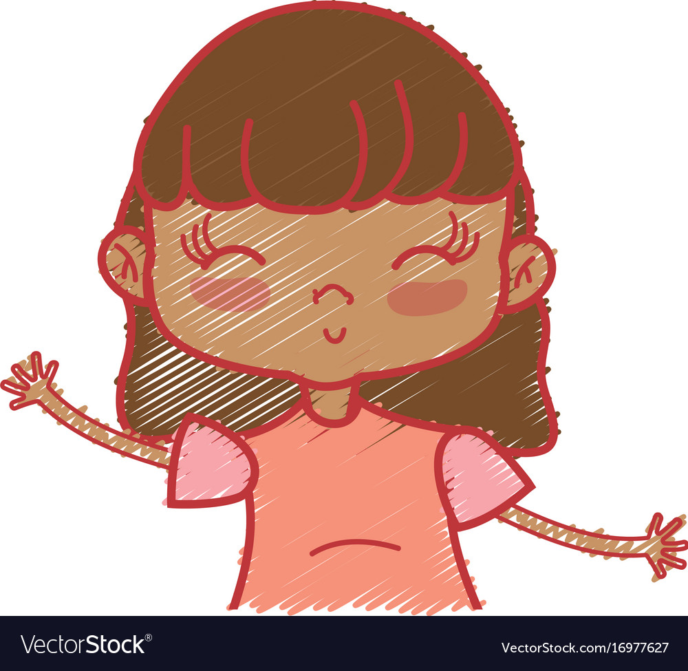 Beauty girl with clothes and hairstyle design