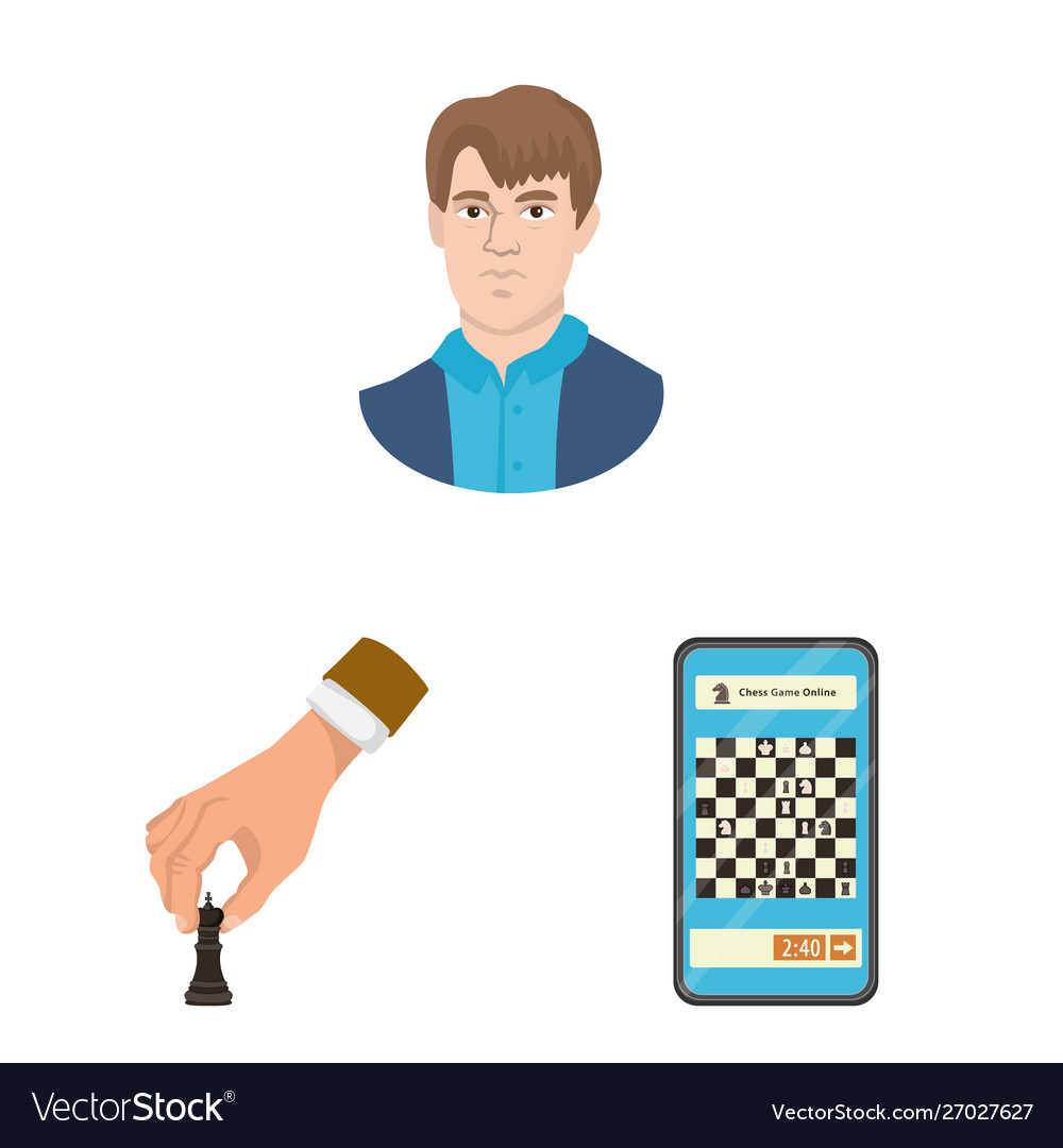 Design chess and game icon collection Vector Image Design chess and game icon collection