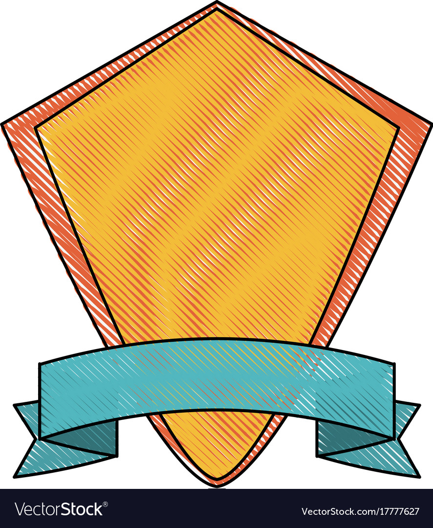 Emblem with ribbon icon image