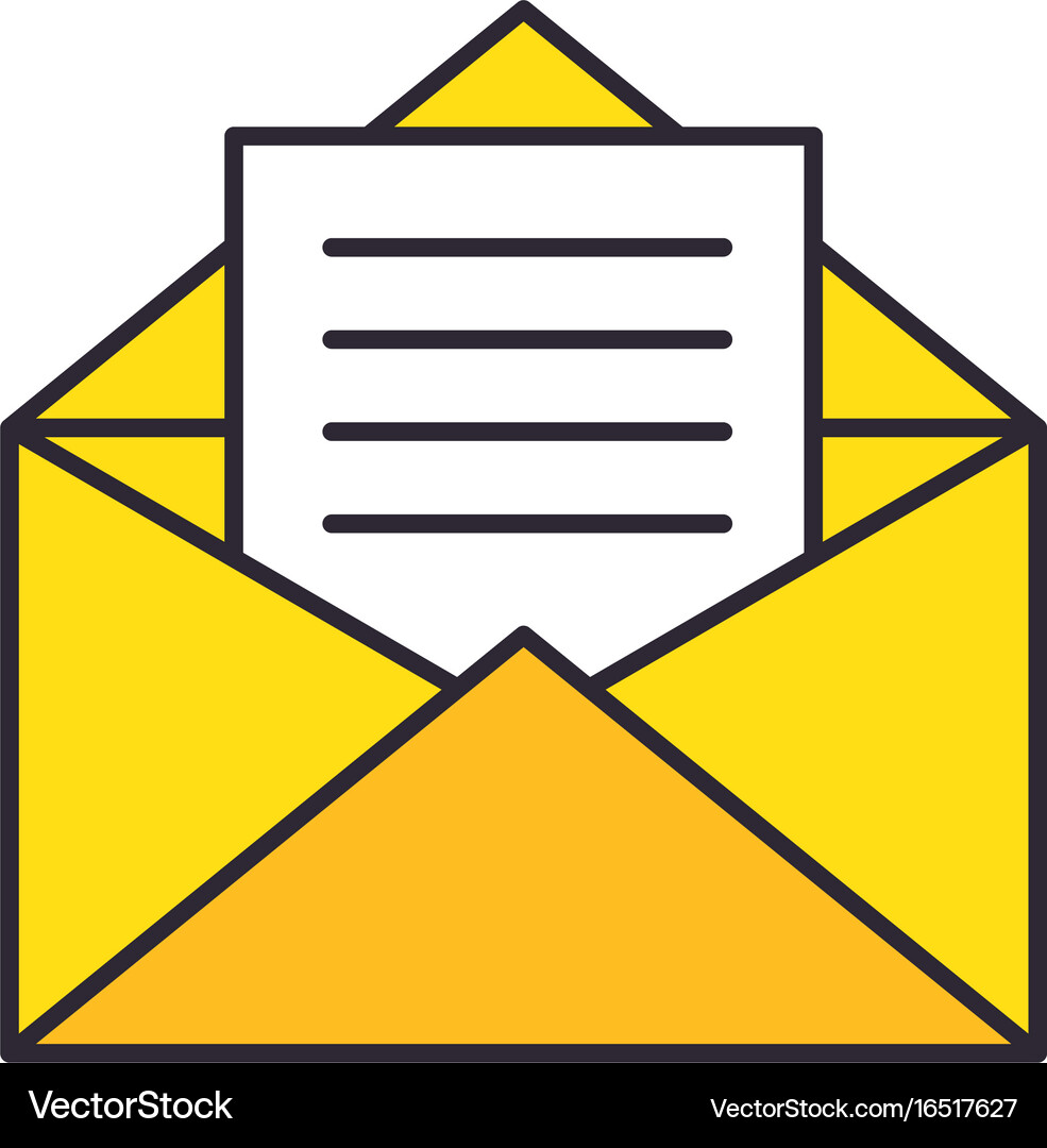Envelope icon image Royalty Free Vector Image - VectorStock