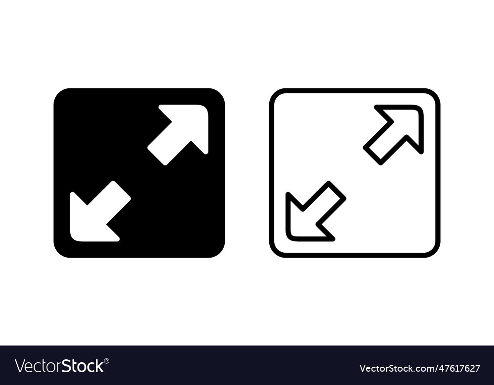 Fullscreen icon expand