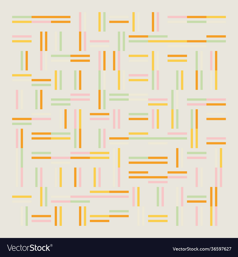 Linear abstract pattern design