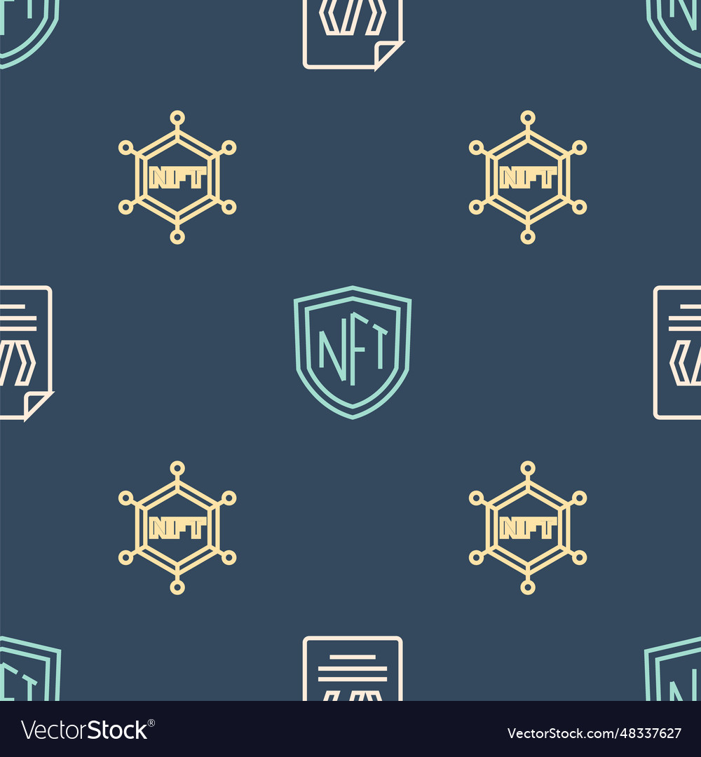 Zeile binärer Code nft blockchain-Technologie vector image Zeile binärer Code nft blockchain-Technologie