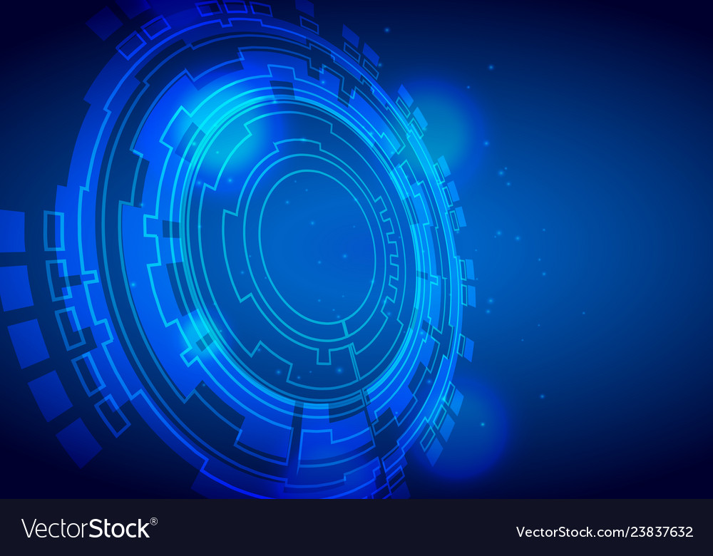 Abstract background circle hi tech concept vector image Abstract background circle hi tech concept