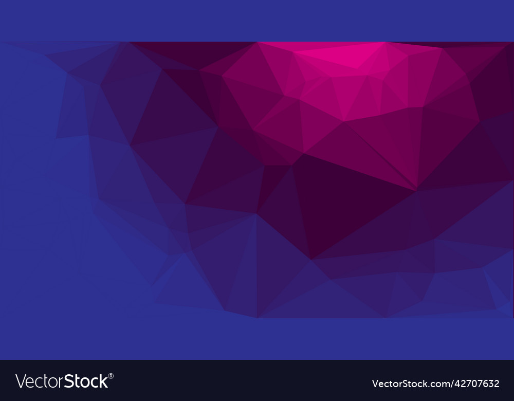 Abstract low polygon gradient background vector image Abstract low polygon gradient background