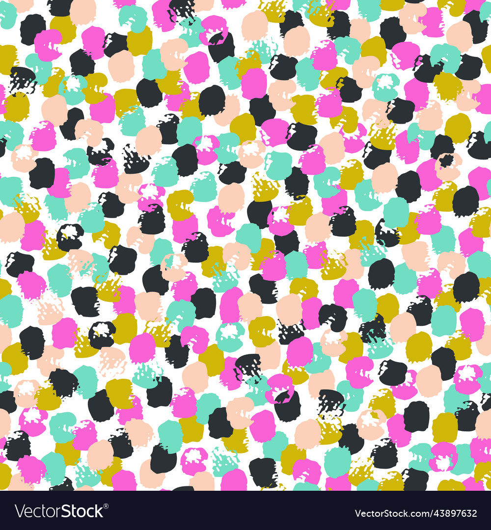 Abstract stroke of paint dots spots stain circle Vector Image Abstract stroke of paint dots spots stain circle