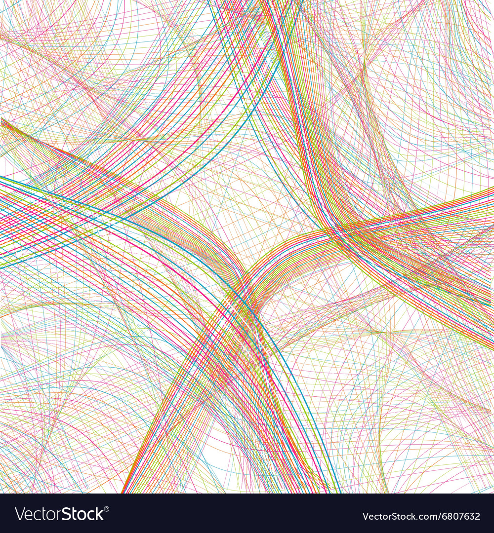 Abstract waves pattern on white background