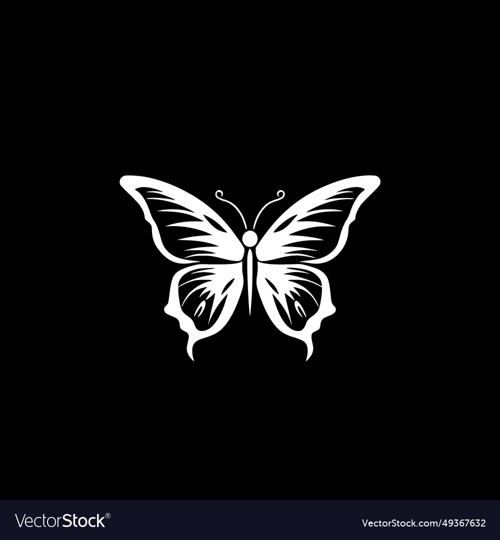 Butterfly - high quality logo ideal for t-shirt Vector Image