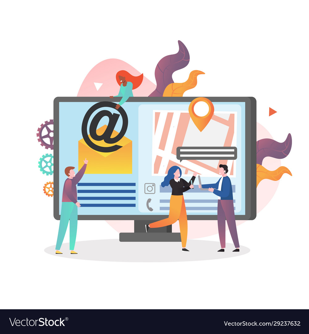 Contact & Support Concept