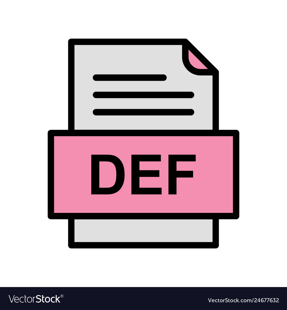 Def file document icon