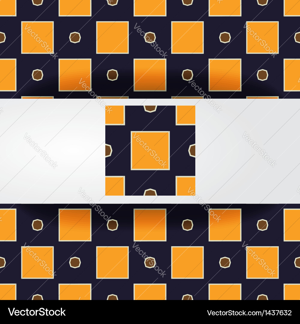 Geometric seamless pattern for your design Vector Image