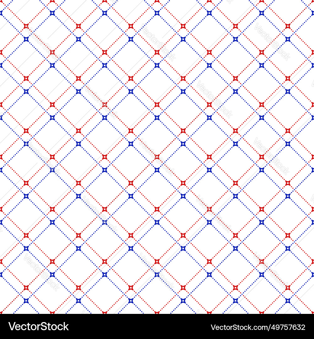 Seamless geometric pattern with dotted Royalty Free Vector