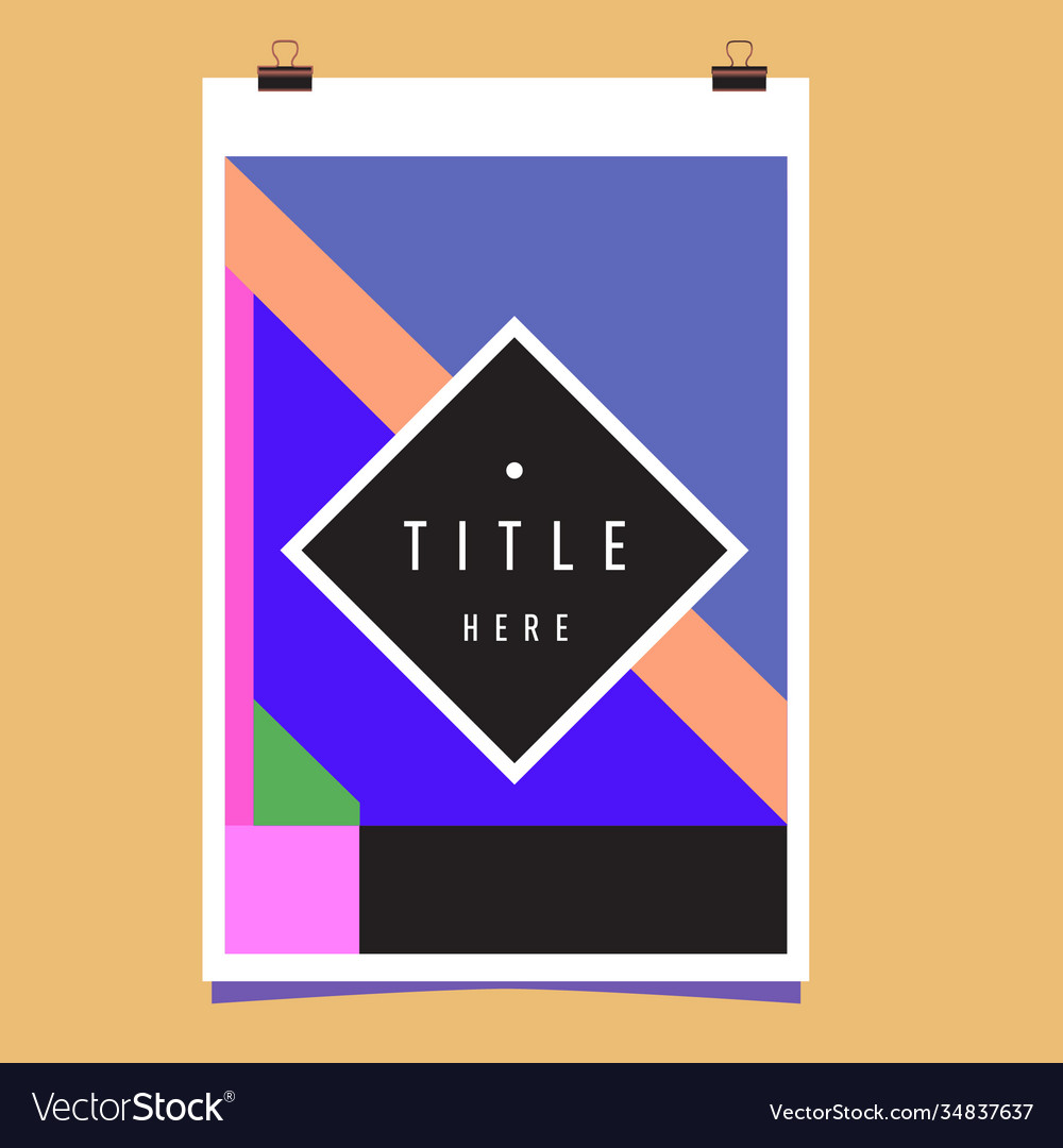 Abstract colorful geometric pattern background