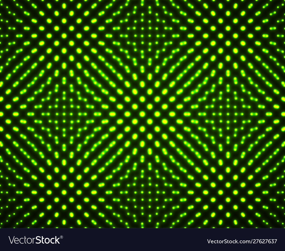 Abstract seamless pattern with glowing dots neon