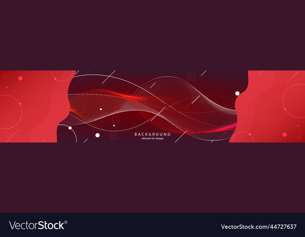 Abstract wave background element for design vector image Abstract wave background element for design
