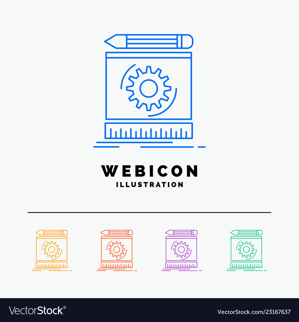 Draft engineering process prototype prototyping 5 vector image Draft engineering process prototype prototyping 5