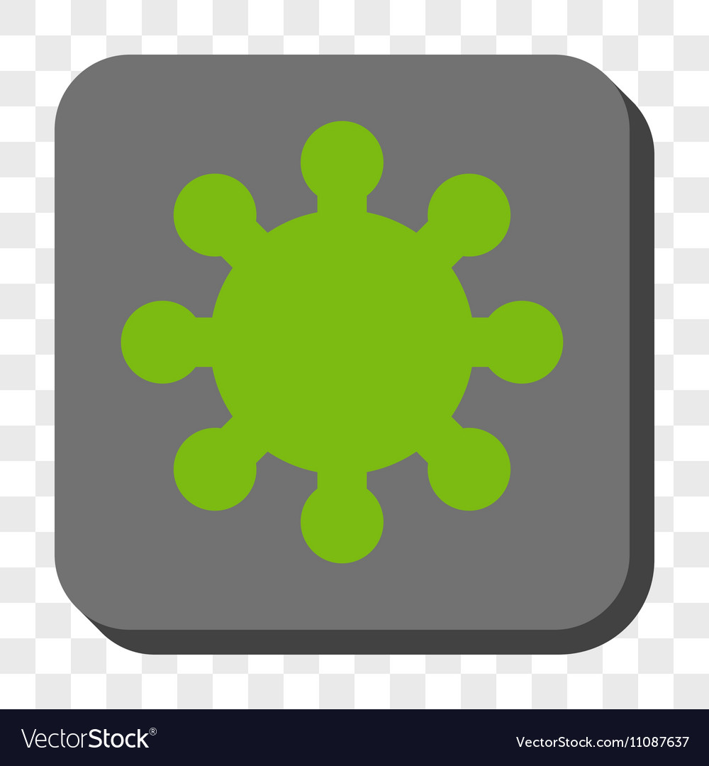 Gear rounded square button