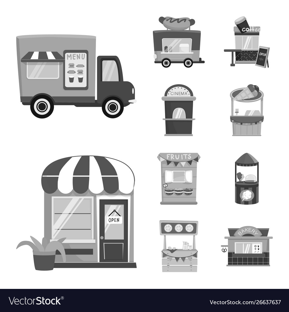 Isolated object service and storefront logo vector image Isolated object service and storefront logo