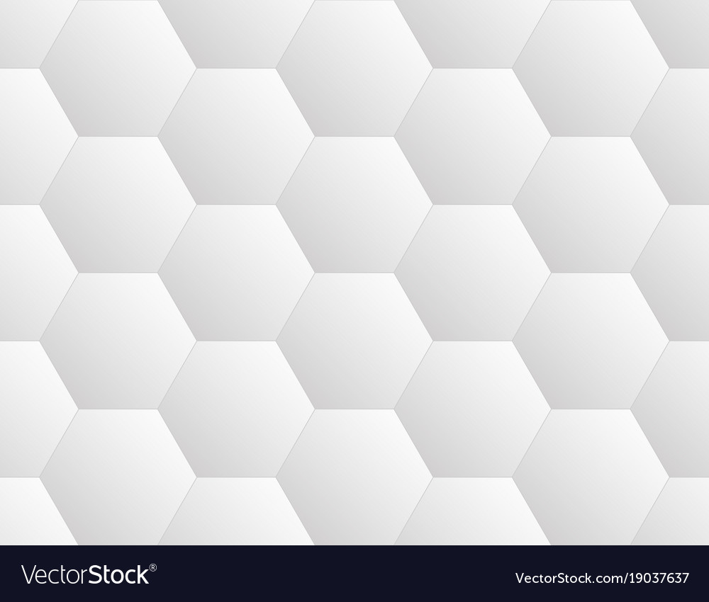 Seamless pattern of hexagons