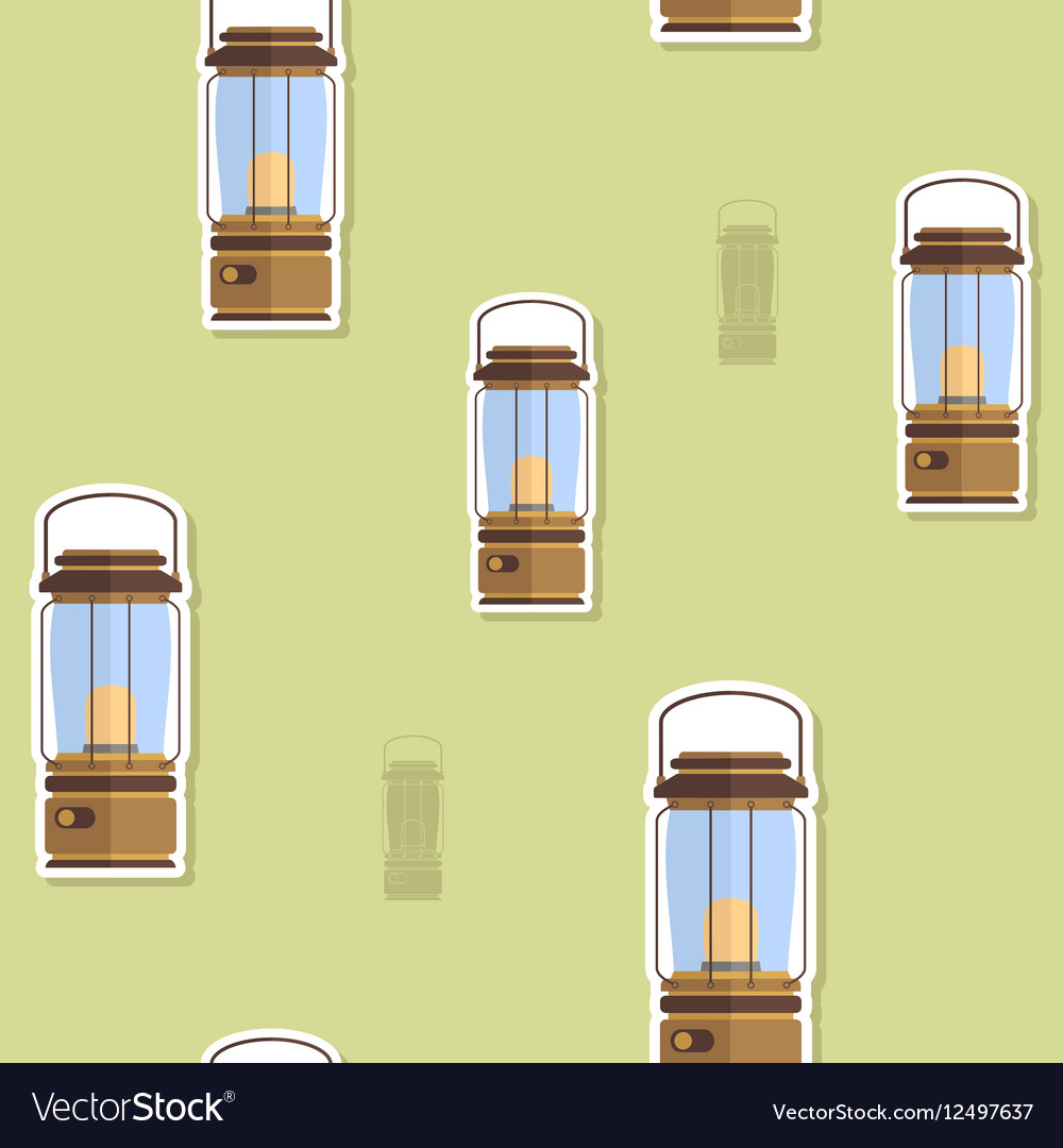 Seamless pattern with lanterns