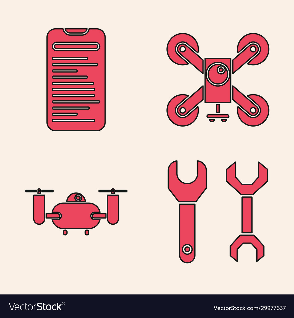 Set spanner computer api interface drone flying