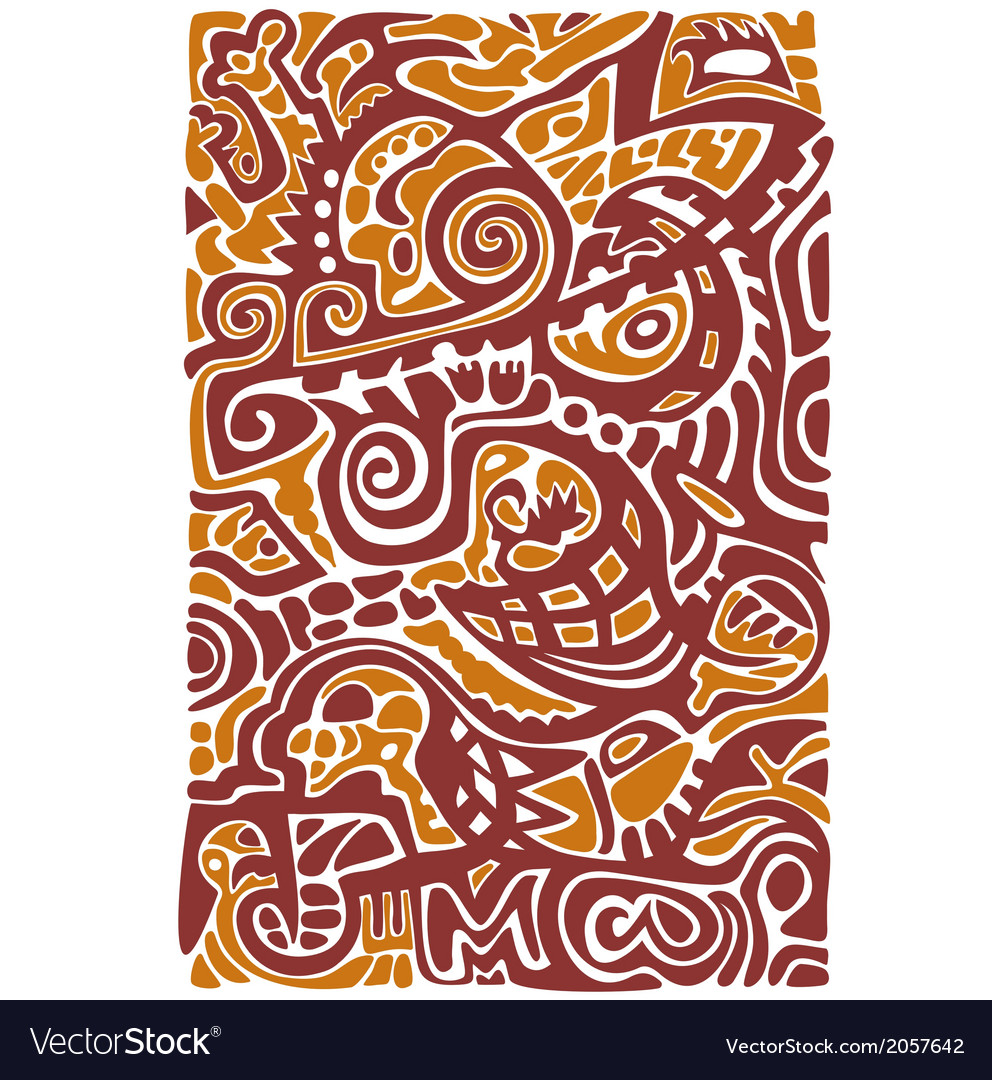 Abstract mosaic pattern