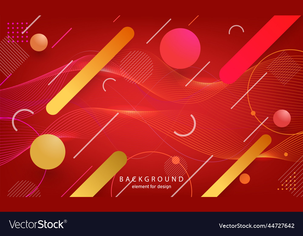 Abstract wave background element for design vector image Abstract wave background element for design