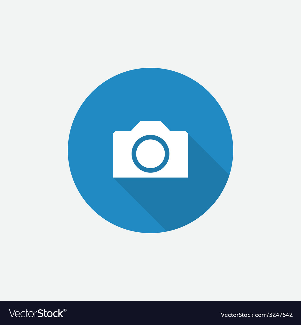 Camera Icon with Shadow