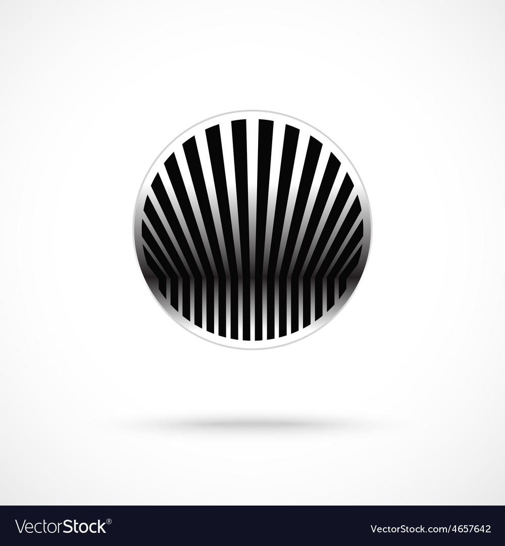 Design round symbol template