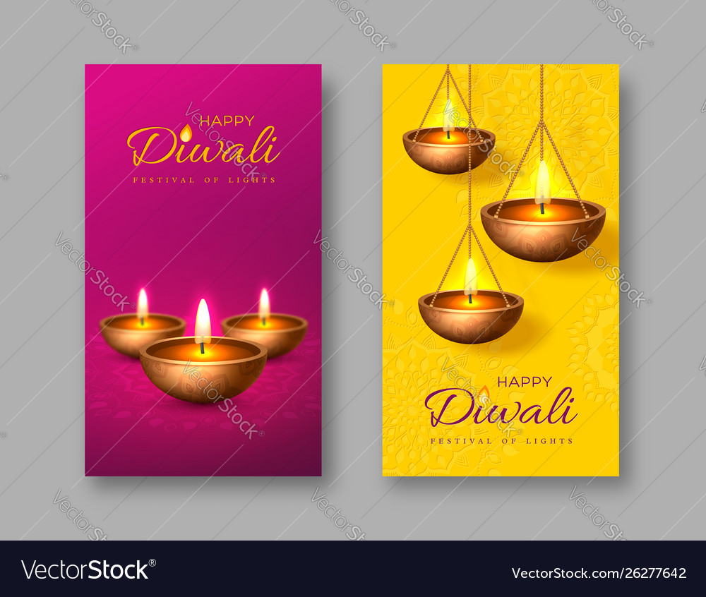 Diwali Festival Lichter Urlaub Plakat