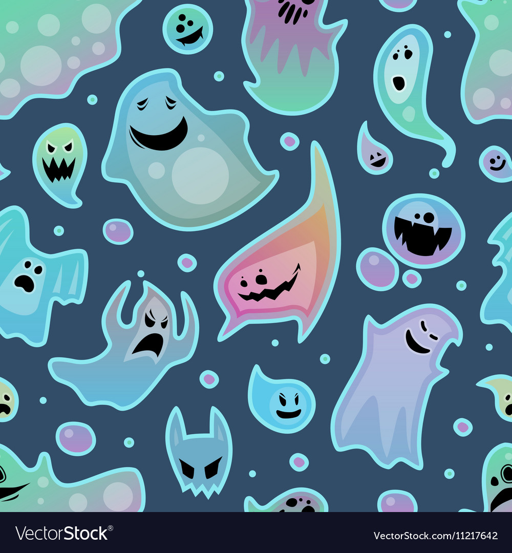 Ghost characters pattern