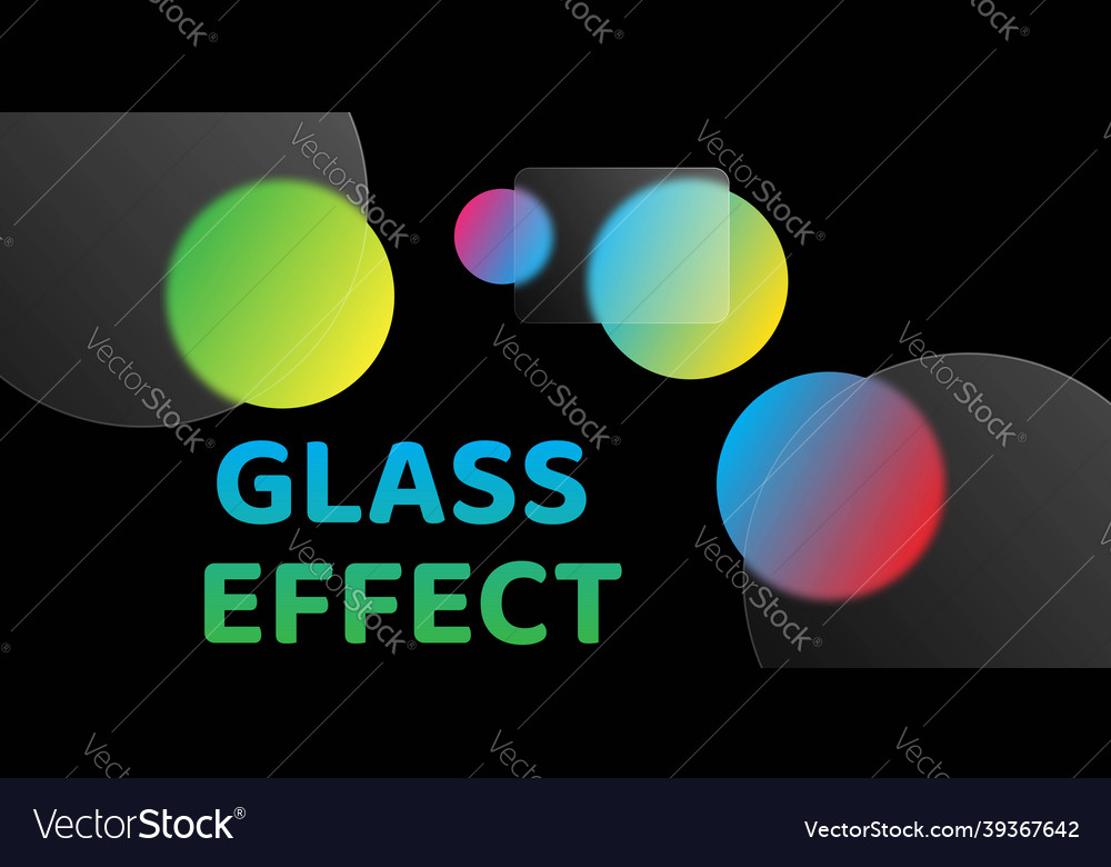 Glassmorphism style abstract gradient background