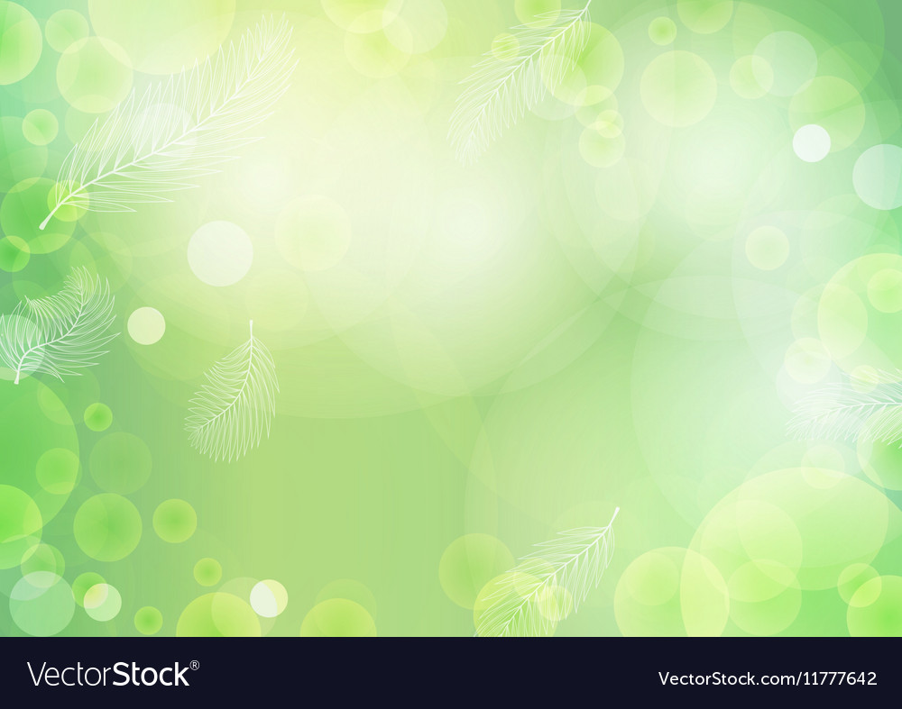 Green background with light Royalty Free Vector Image