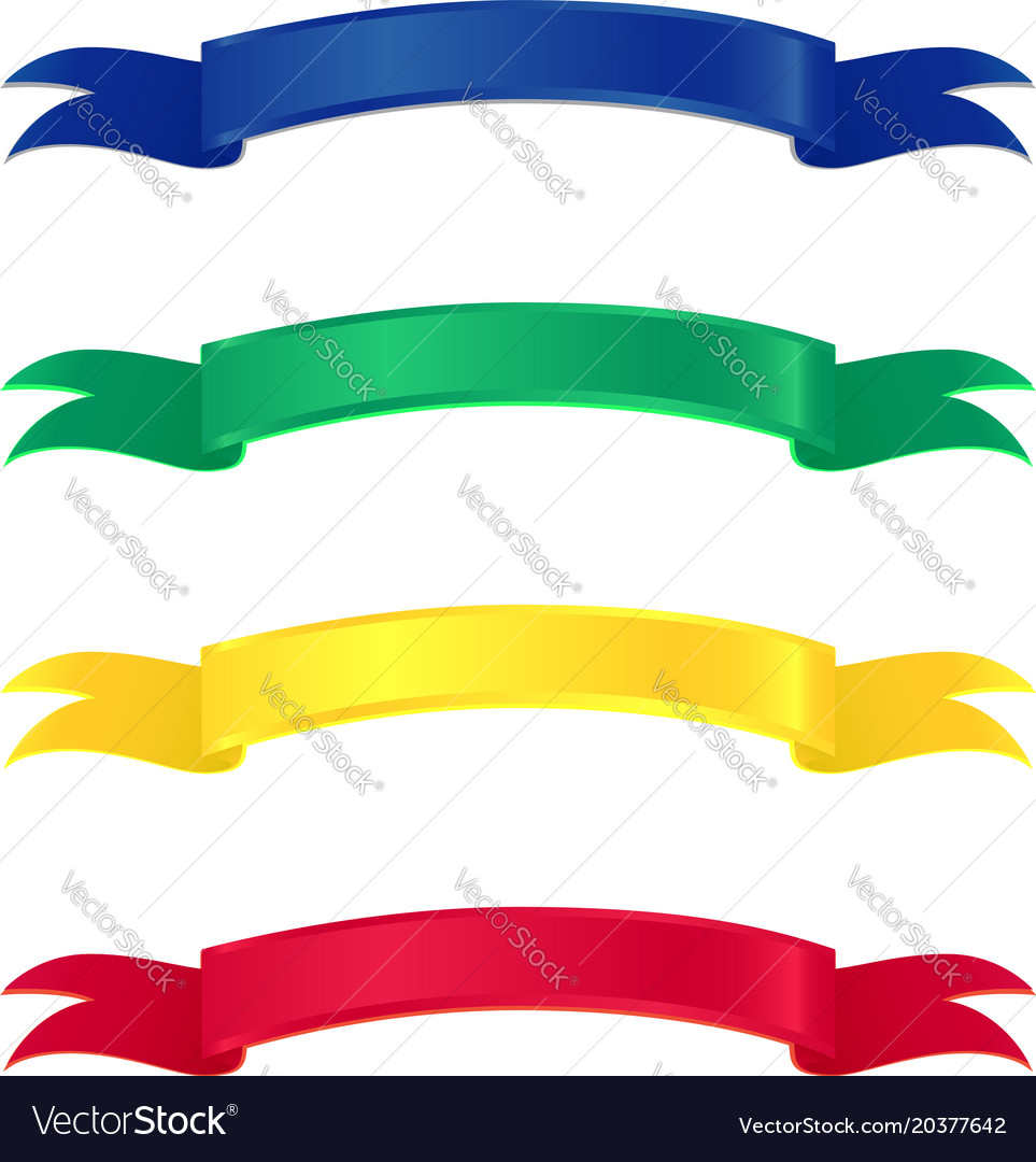 Ribbon Callouts Royalty Free Vector Image Vectorstock