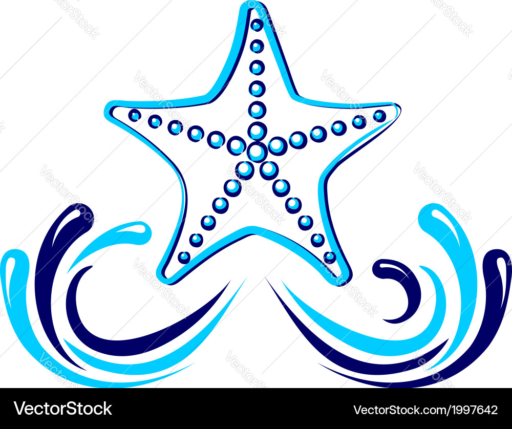Starfish icon Royalty Free Vector Image - VectorStock