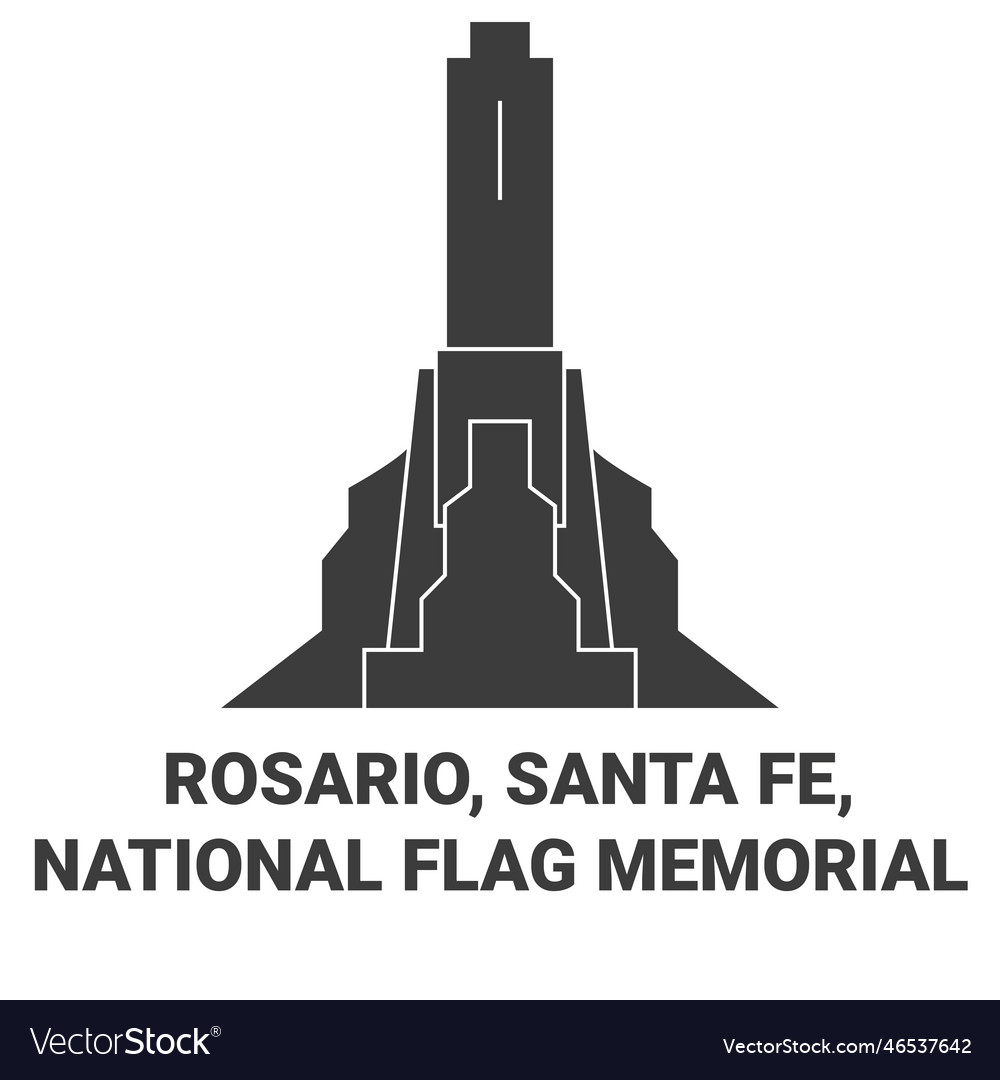 Vereinigte Staaten Rosario santa fe nationale Flagge vector image Vereinigte Staaten Rosario santa fe nationale Flagge