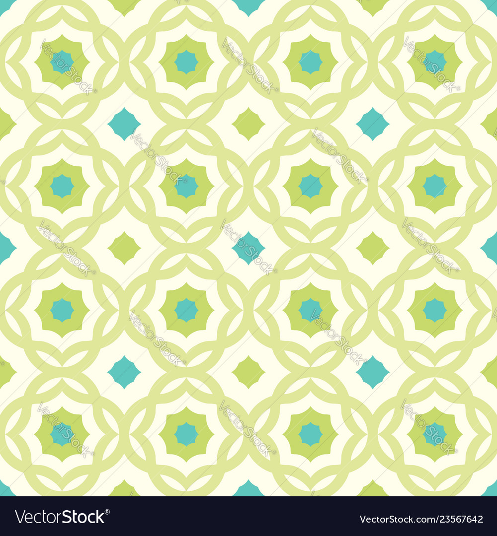 Vintage seamless pattern in arabic style vector image Vintage seamless pattern in arabic style