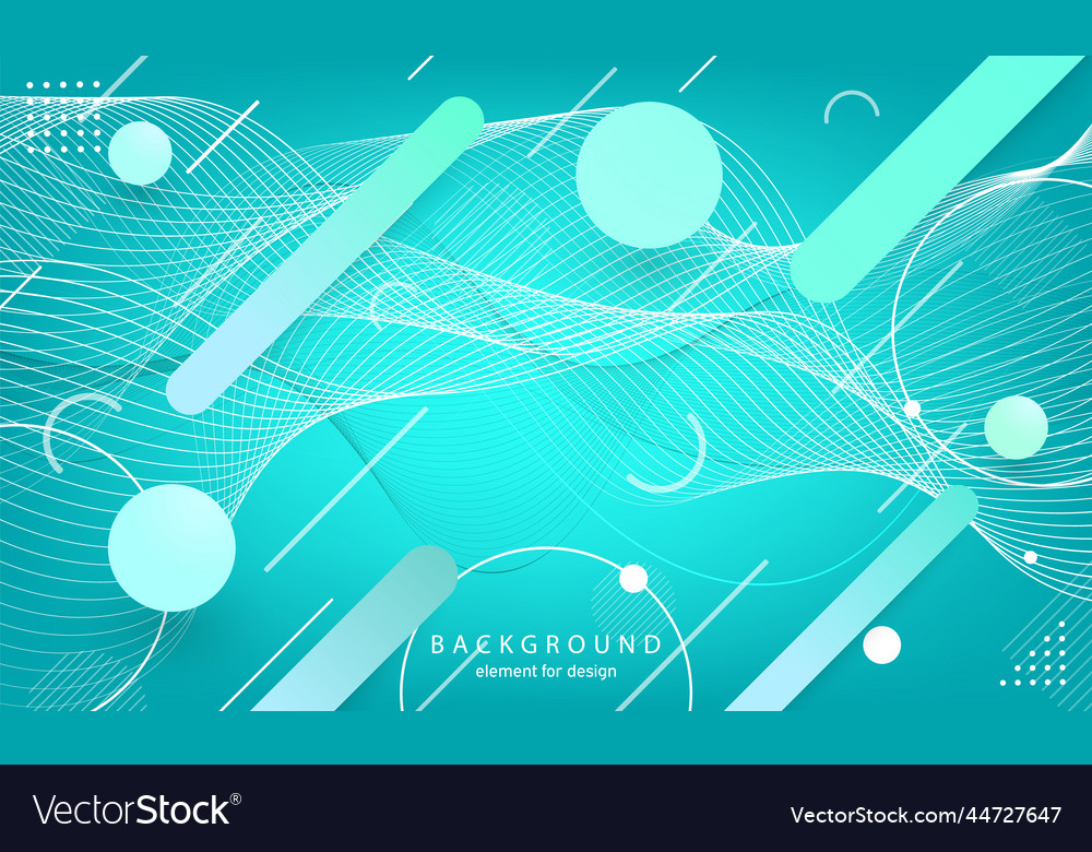 Abstract wave background element for design vector image Abstract wave background element for design