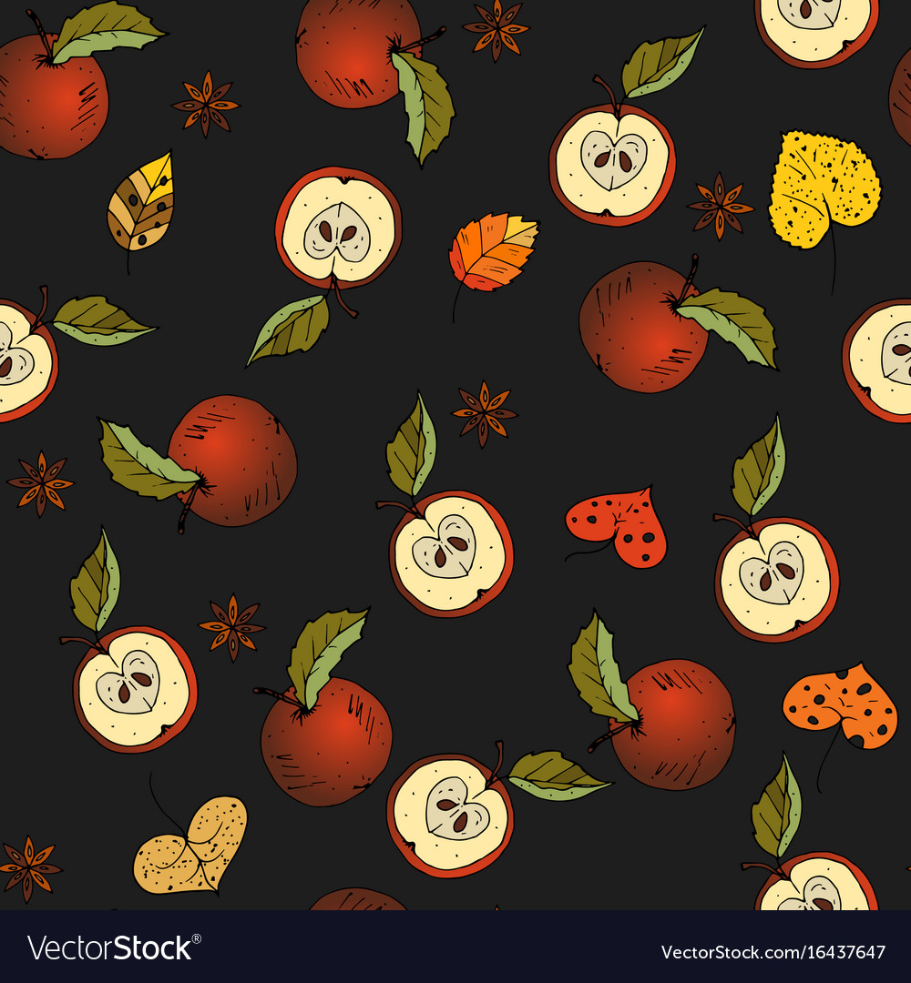 Autumn seamless pattern