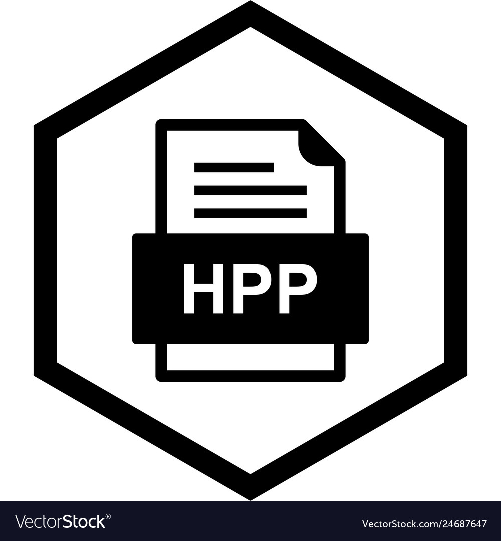Hpp file document icon