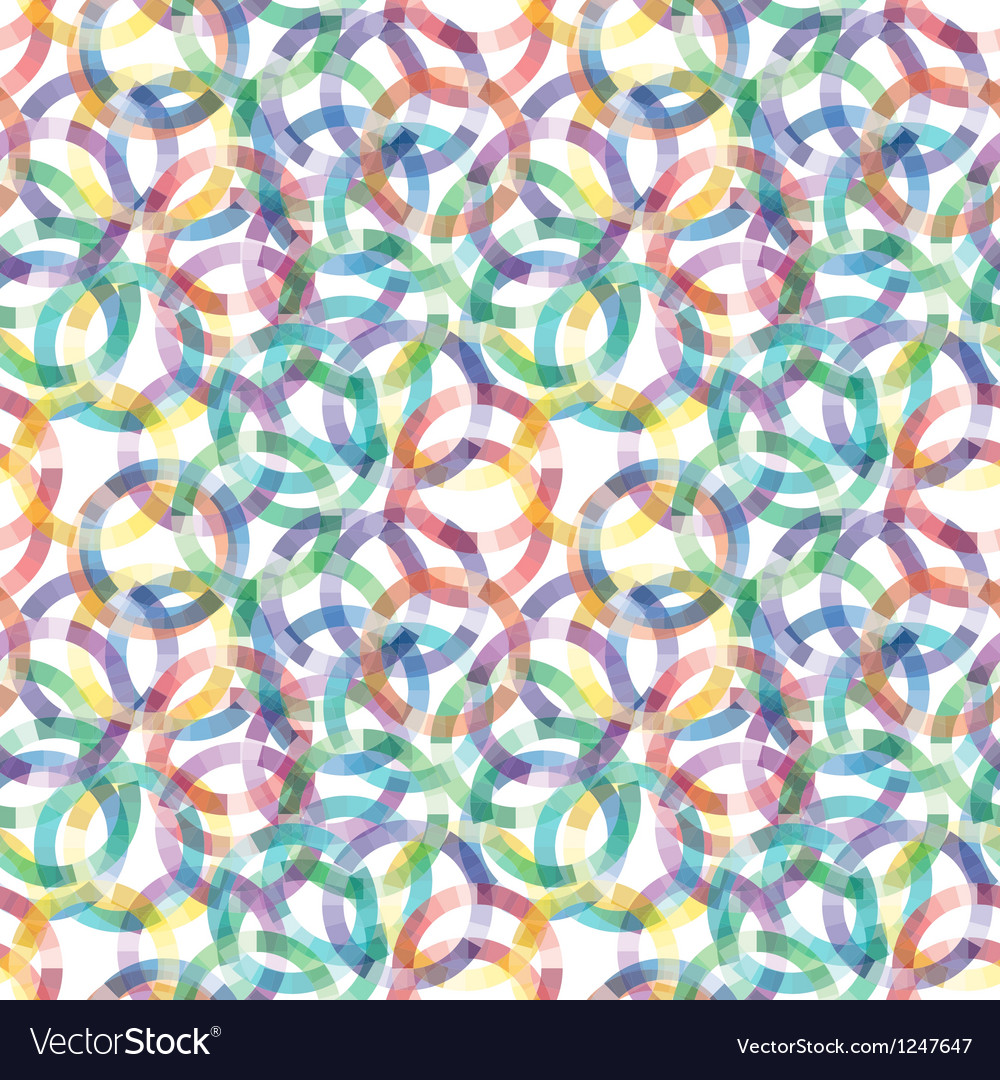 Seamless cuted circle pattern