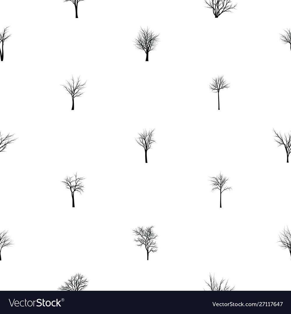 Tree seamless pattern background icon