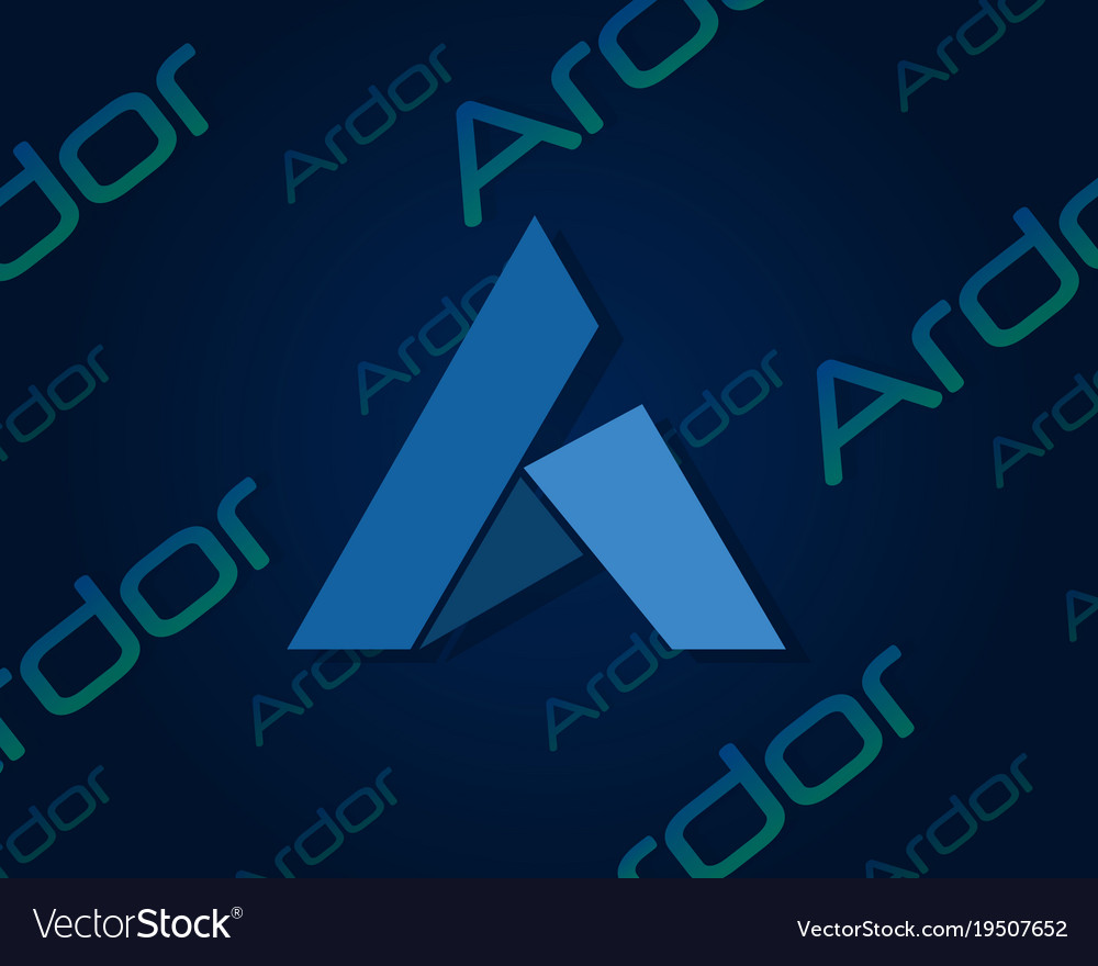 Ardor blockchain style background collection