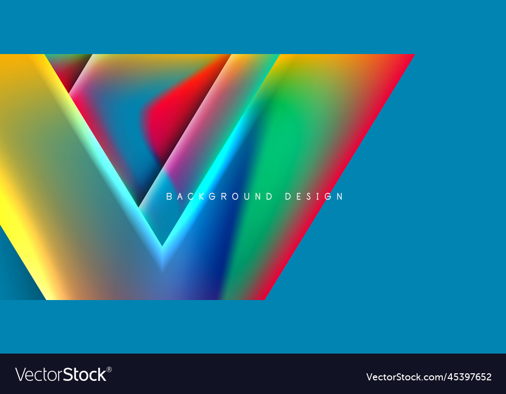 Futuristic triangle abstract background