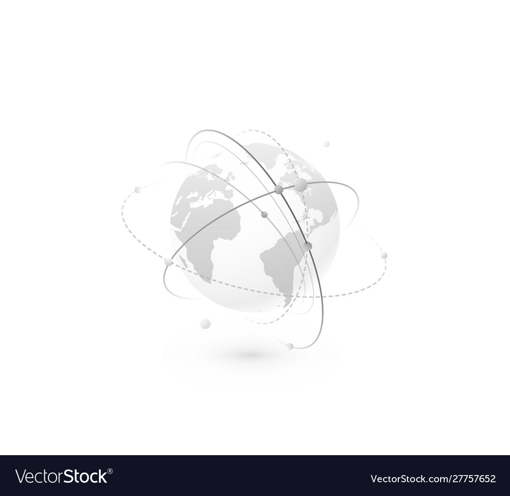 Global Network Globe Concept