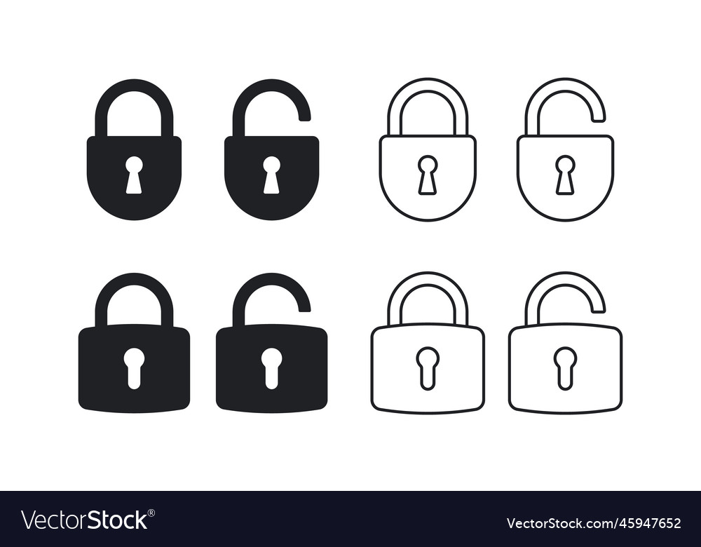 Lock icon padlock types of locks to use