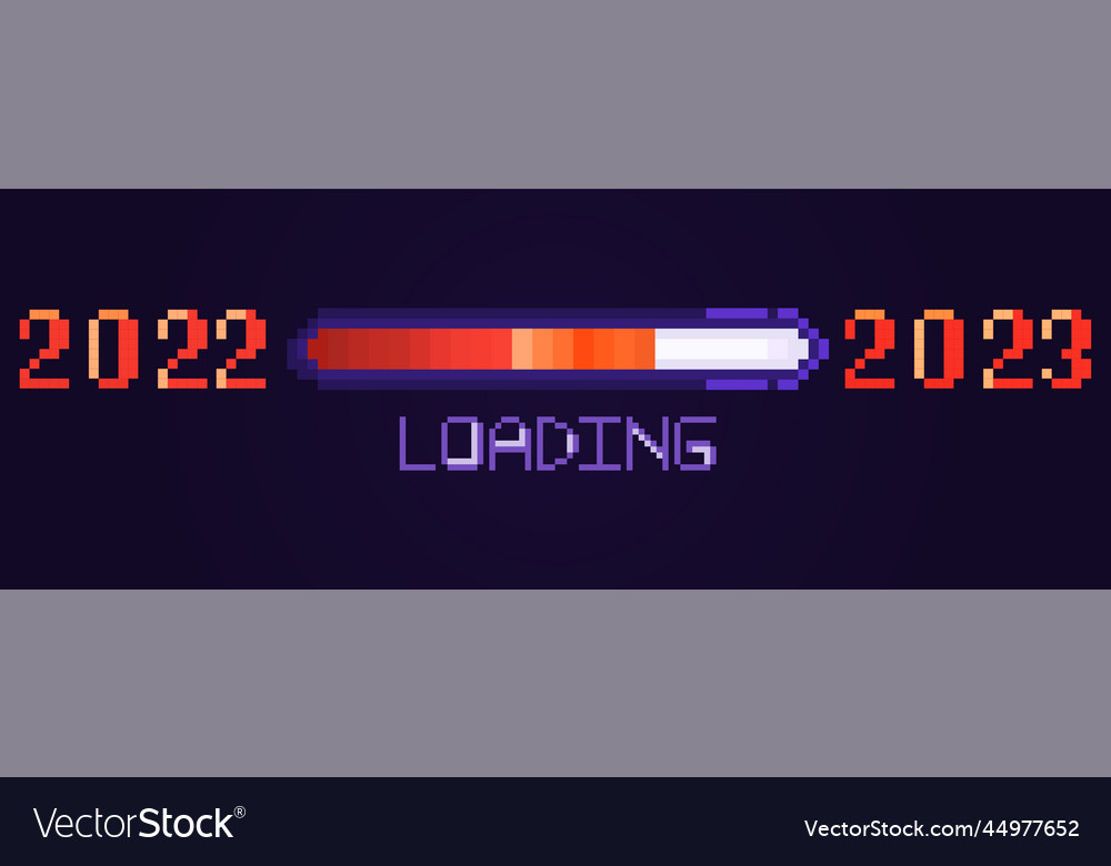Pixel loading screen 2023